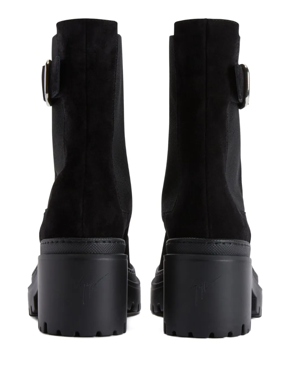 Giuseppe Zanotti Mairi laarzen met gesp Zwart