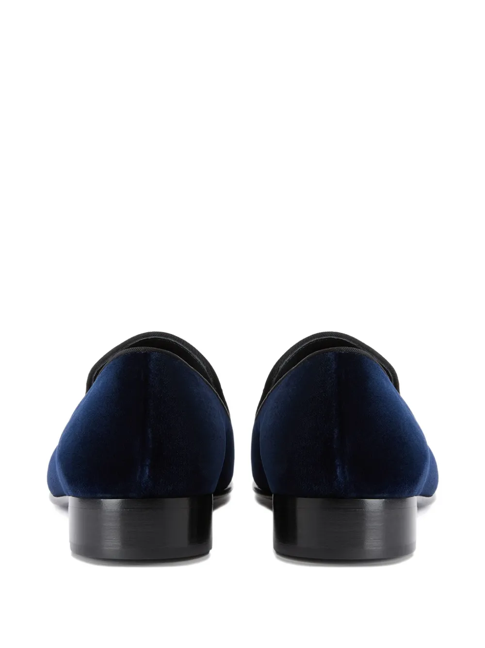 Giuseppe Zanotti TERENCE loafers met grosgrain-borduurwerk Blauw