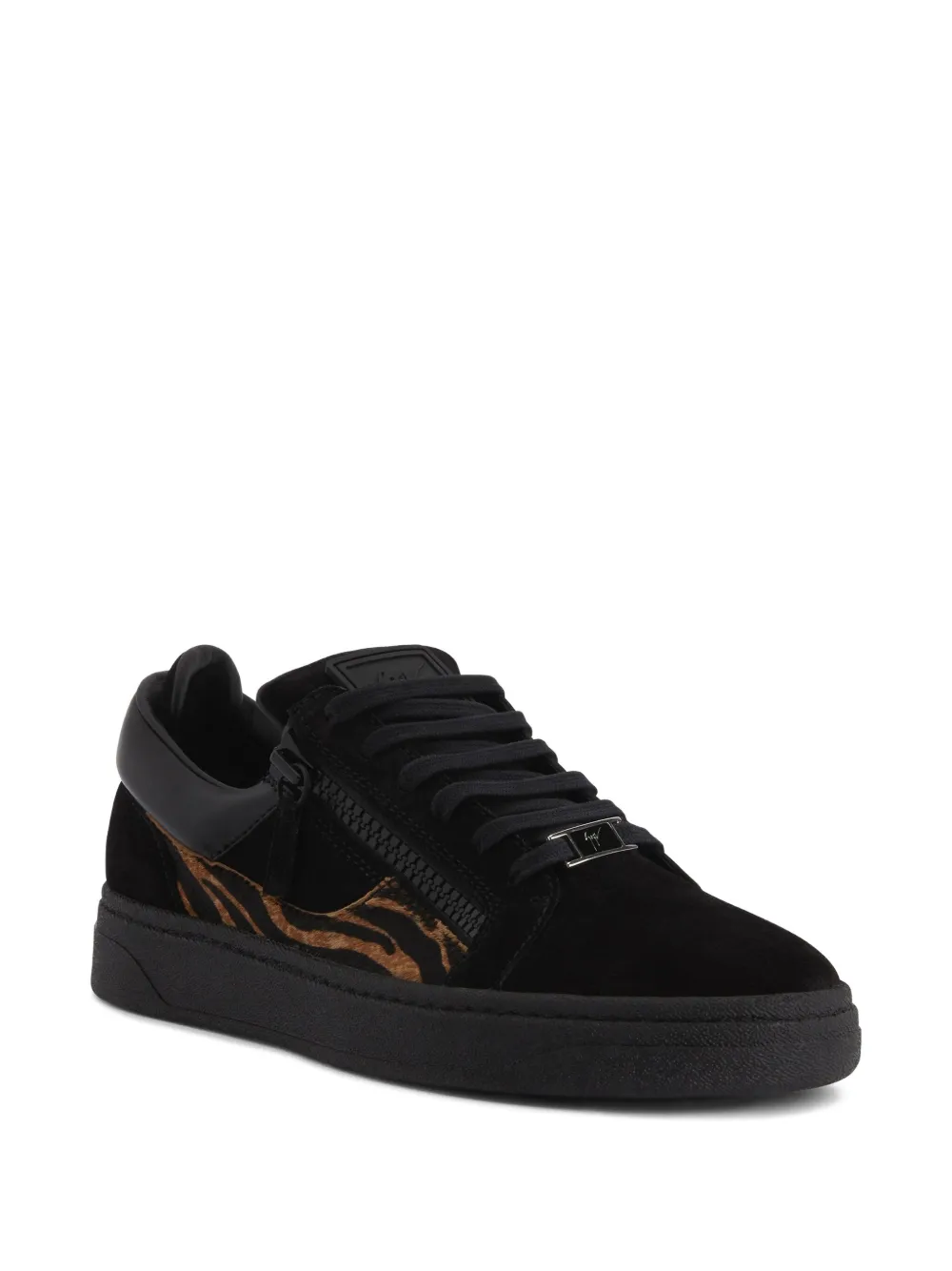 Giuseppe Zanotti GZ94 zebra-print lace-up sneakers | Low-Tops | Image 2