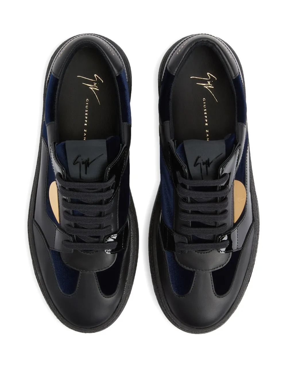 Giuseppe Zanotti Gz94 Metal low-top sneakers Zwart