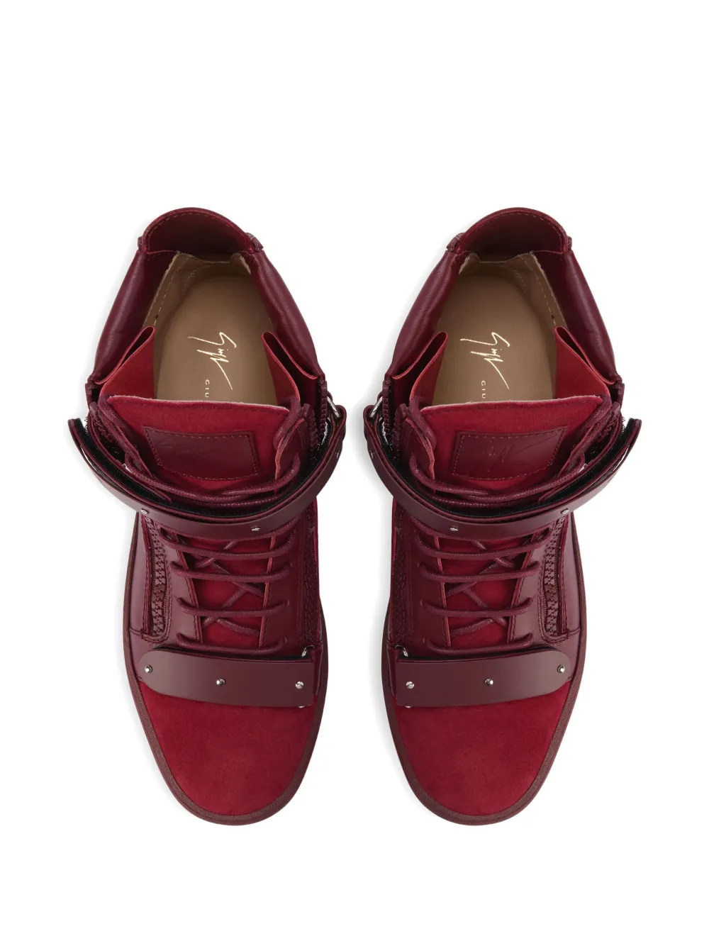 Giuseppe Zanotti Coby Matt sneakers Rood