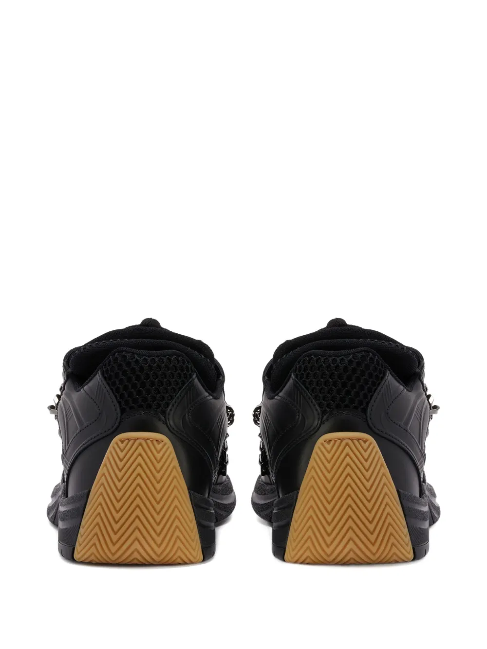 Giuseppe Zanotti GZ-trail sneakers met kettingdetail Zwart