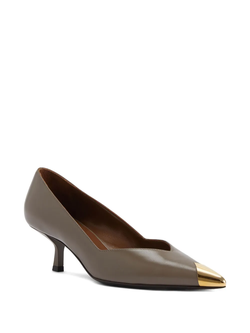Giuseppe Zanotti 50 mm Melaine pumps met puntige neus Bruin