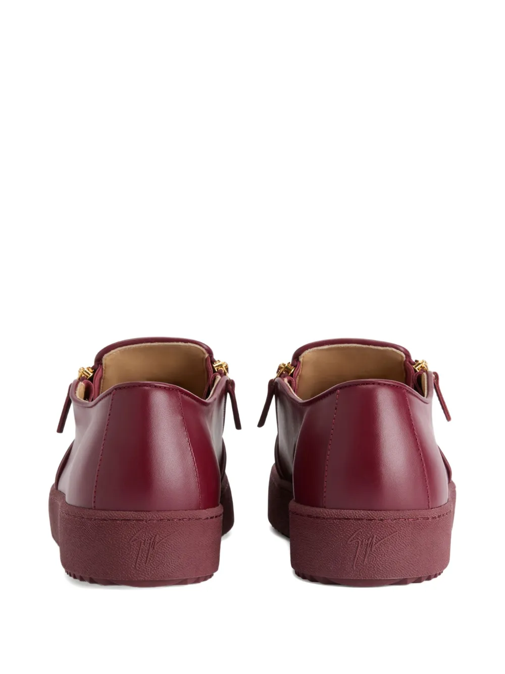 Giuseppe Zanotti Gz-kobe slip-on sneakers met rits en kenmerkende detail Rood