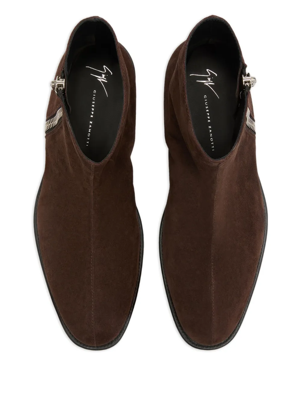 Giuseppe Zanotti Cassian enkellaarzen Bruin