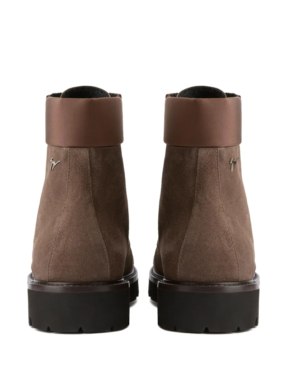 Giuseppe Zanotti ZHENO suède veterlaarzen Bruin