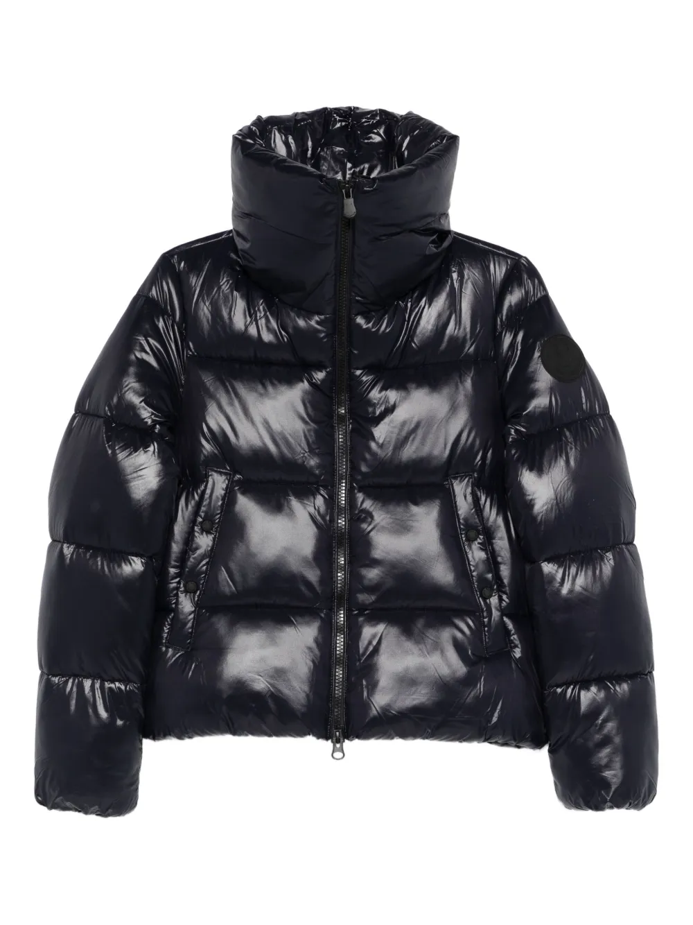 Save The Duck chamarra capitonada con cuello alto | negro | Image 1