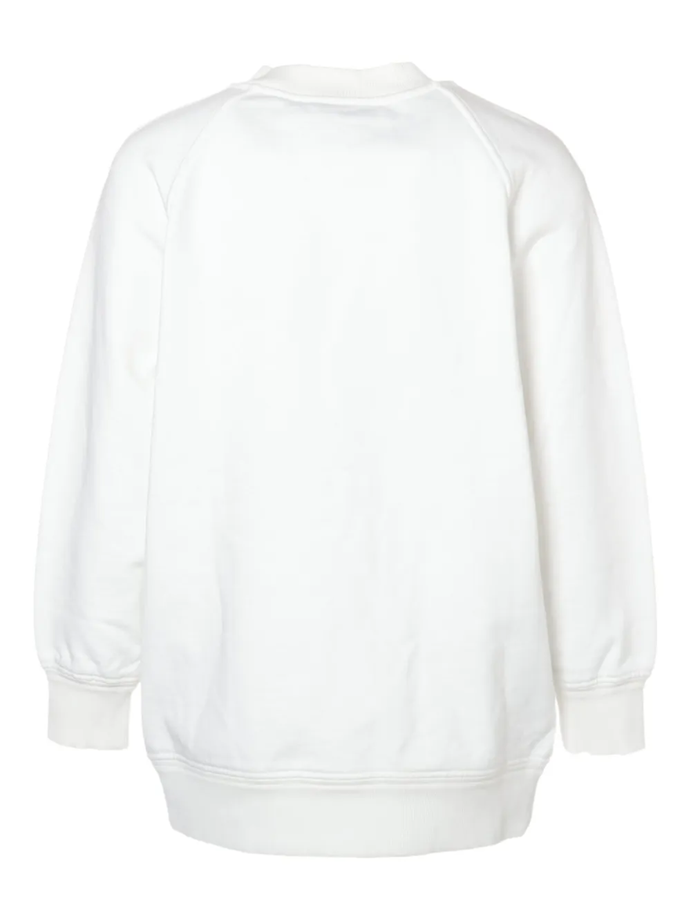 Pre-owned Prada 2021 Logo-pirint Sweatshirt In White
