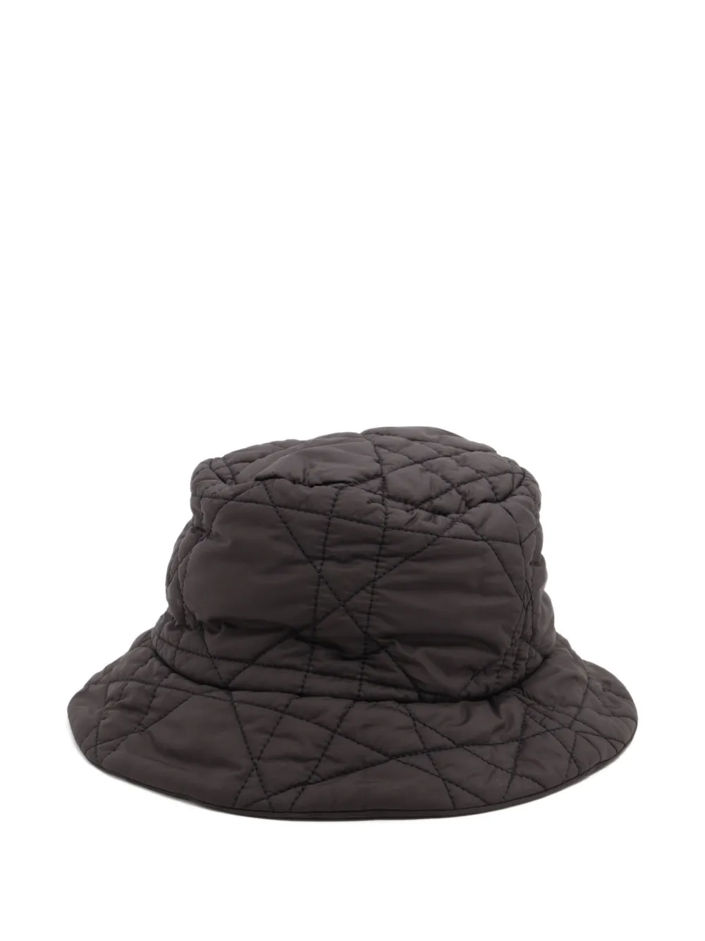Pre-owned Dior Macro Canage Bucket Hat In Black