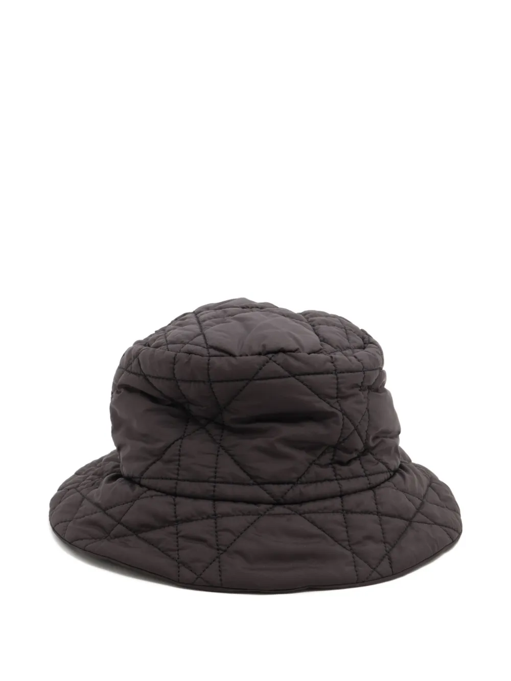 Pre-owned Dior Macro Canage Bucket Hat In Black