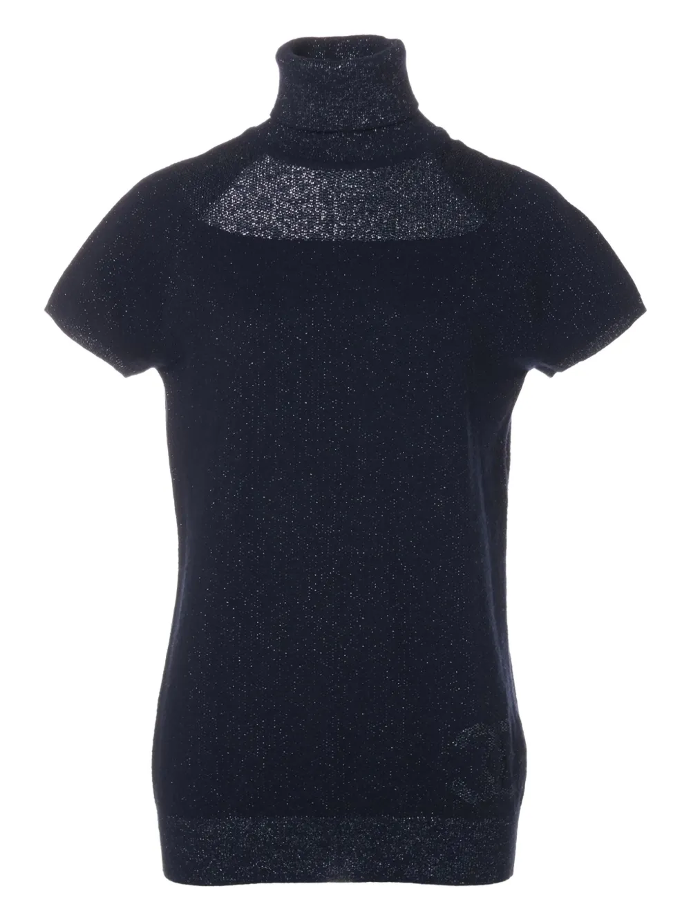 CHANEL Pre-Owned 2009 sparkle short-sleeve knitted top | Image 2