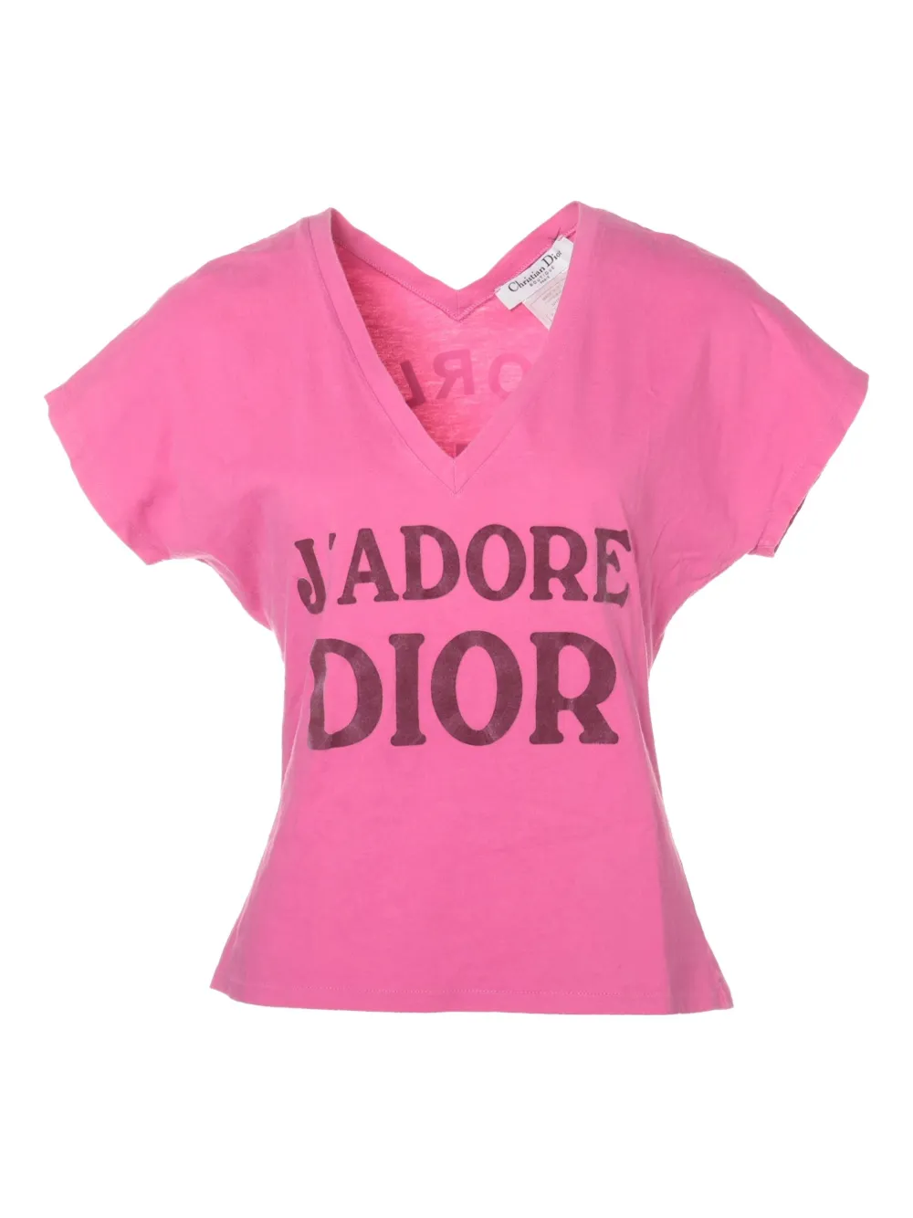 Christian Dior Pre-Owned 2003 J'Adore Dior Tシャツ - ピンク Christian Dior Pre-Owned 2003 J'Adore Dior Tシャツ - ピンク