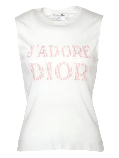 Christian Dior Pre-Owned J'adore Dior sleeveless T-shirt