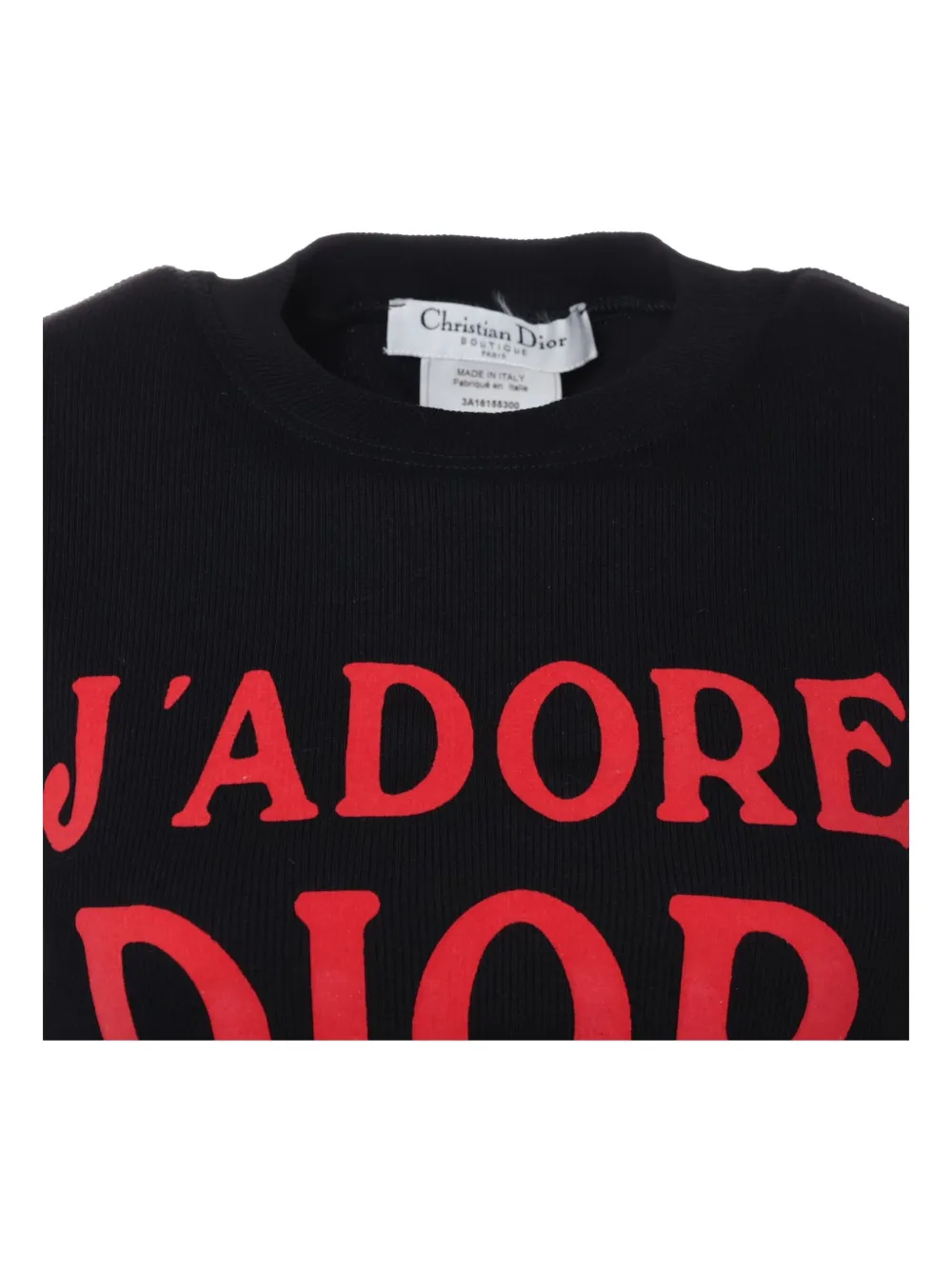 Pre-owned Dior J'adore  Sleeveless Shirt In Black