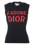 Christian Dior Pre-Owned J'adore Dior sleeveless shirt - Black
