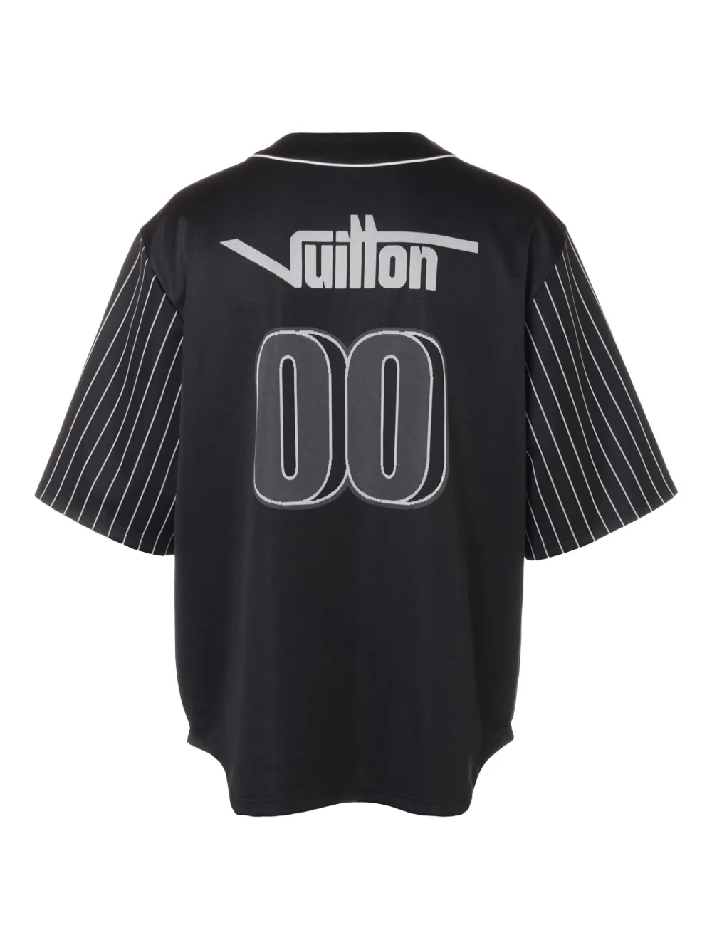 Louis Vuitton Pre-Owned 2023 V-neck baseball shirt | Women | Image 2