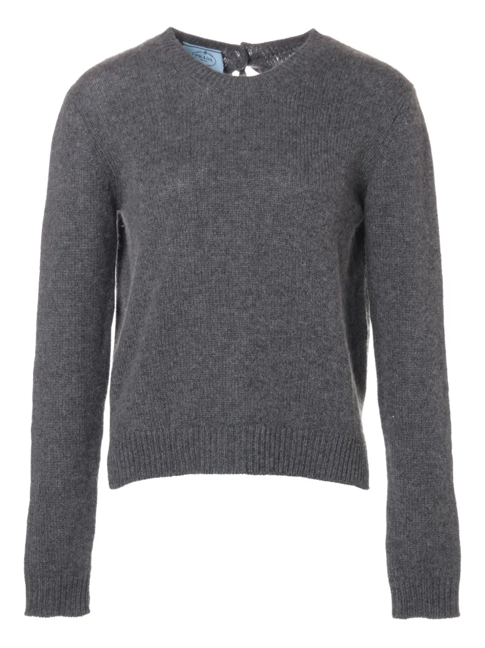 Pre-owned Prada Cashmere Sweater In Gray
