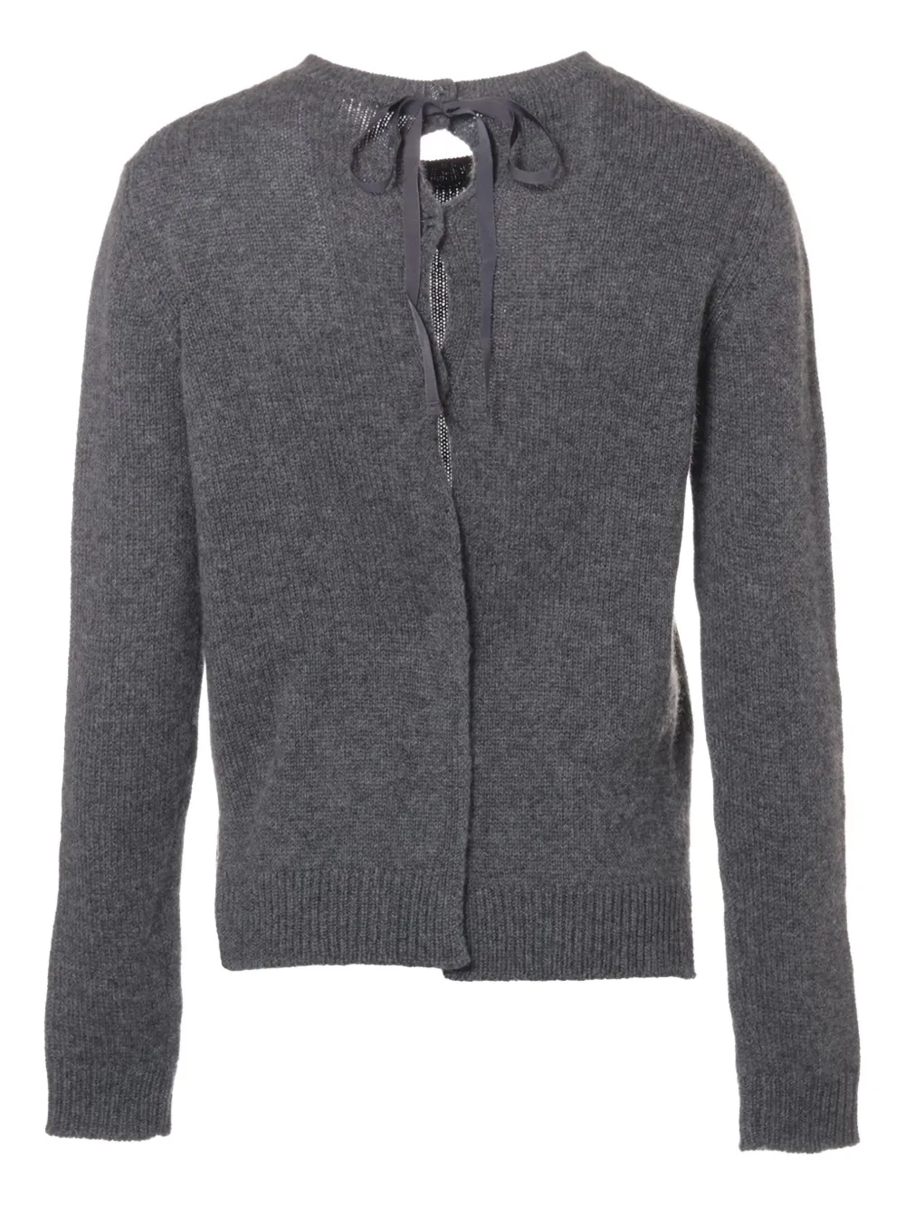 Pre-owned Prada Cashmere Sweater In Gray