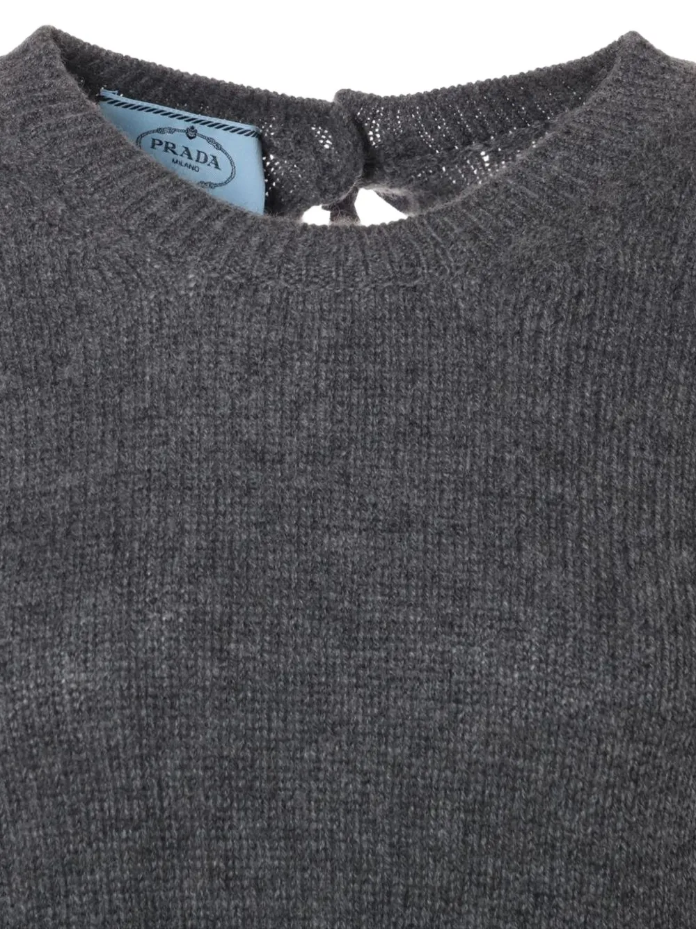Pre-owned Prada Cashmere Sweater In Gray