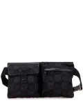 Ferragamo Pre-Owned 2022 Gancini Canvas belt bag - Black