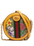 Gucci Pre-Owned 2016-2025 Mini GG Supreme Flora Ophidia Round crossbody bag - Brown