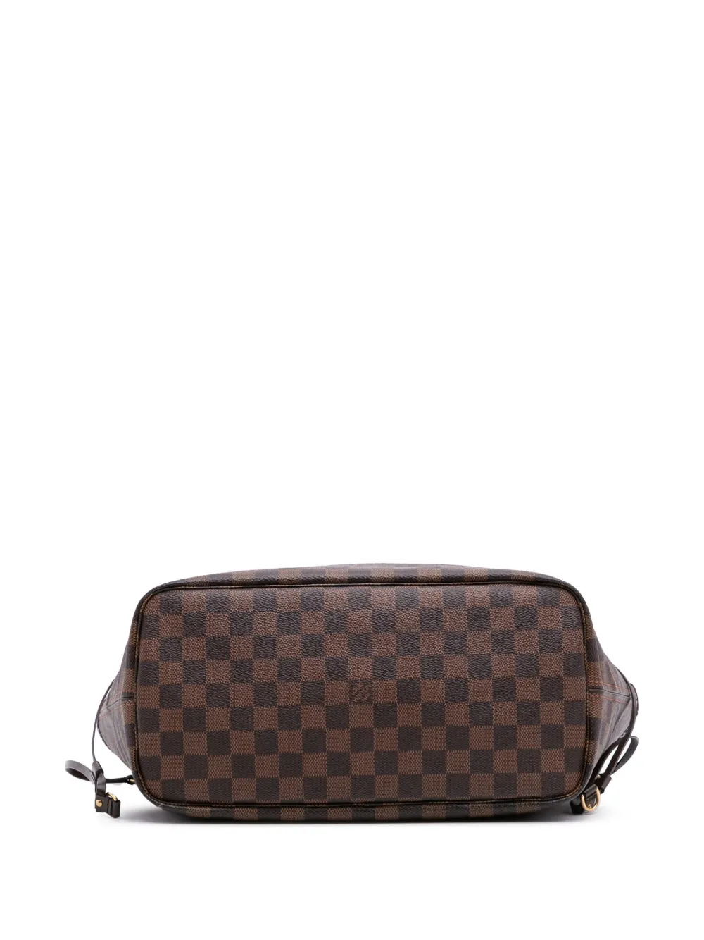 Pre-owned Louis Vuitton 2015 Damier Ebene Neverfull Mm Tote Bag In Brown