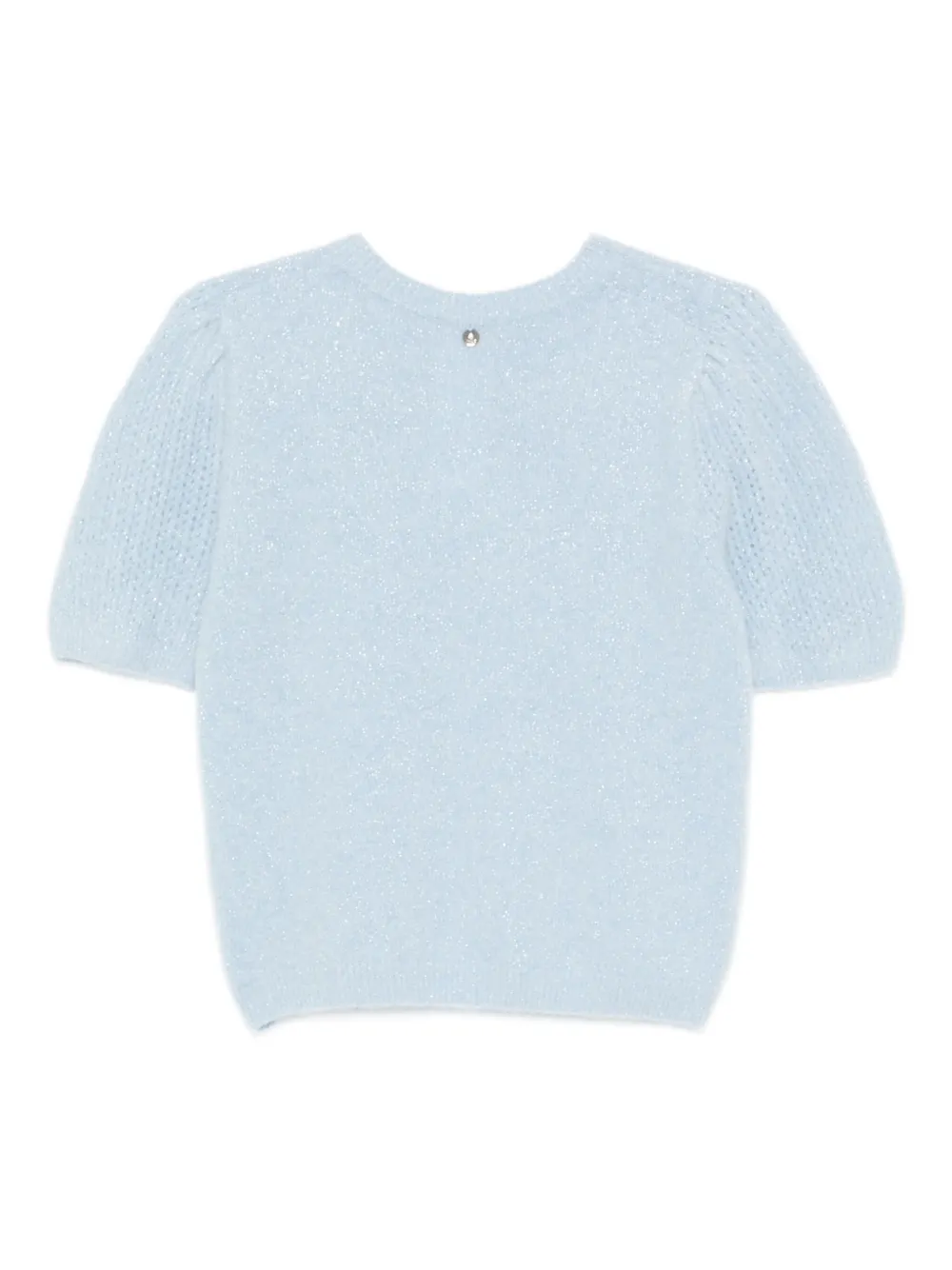 Liu •jo Crew-neck Sweater In Blue