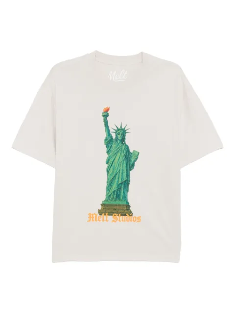 Melt graphic=print T-shirt