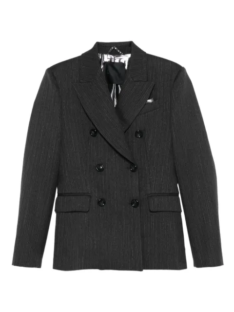 LIU JO pinstripe double-breasted blazer