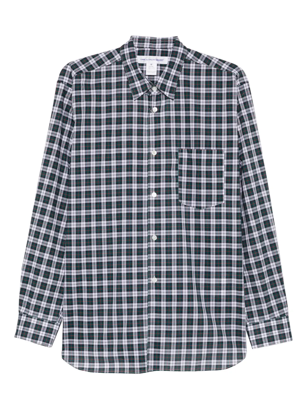 Comme Des Garçons Camicia a quadri - Verde