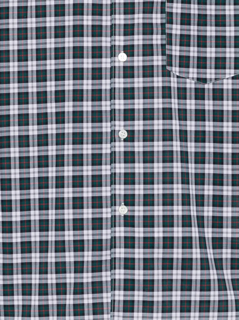 Comme Des Garçons Plaid-pattern Pocket Shirt In Multi