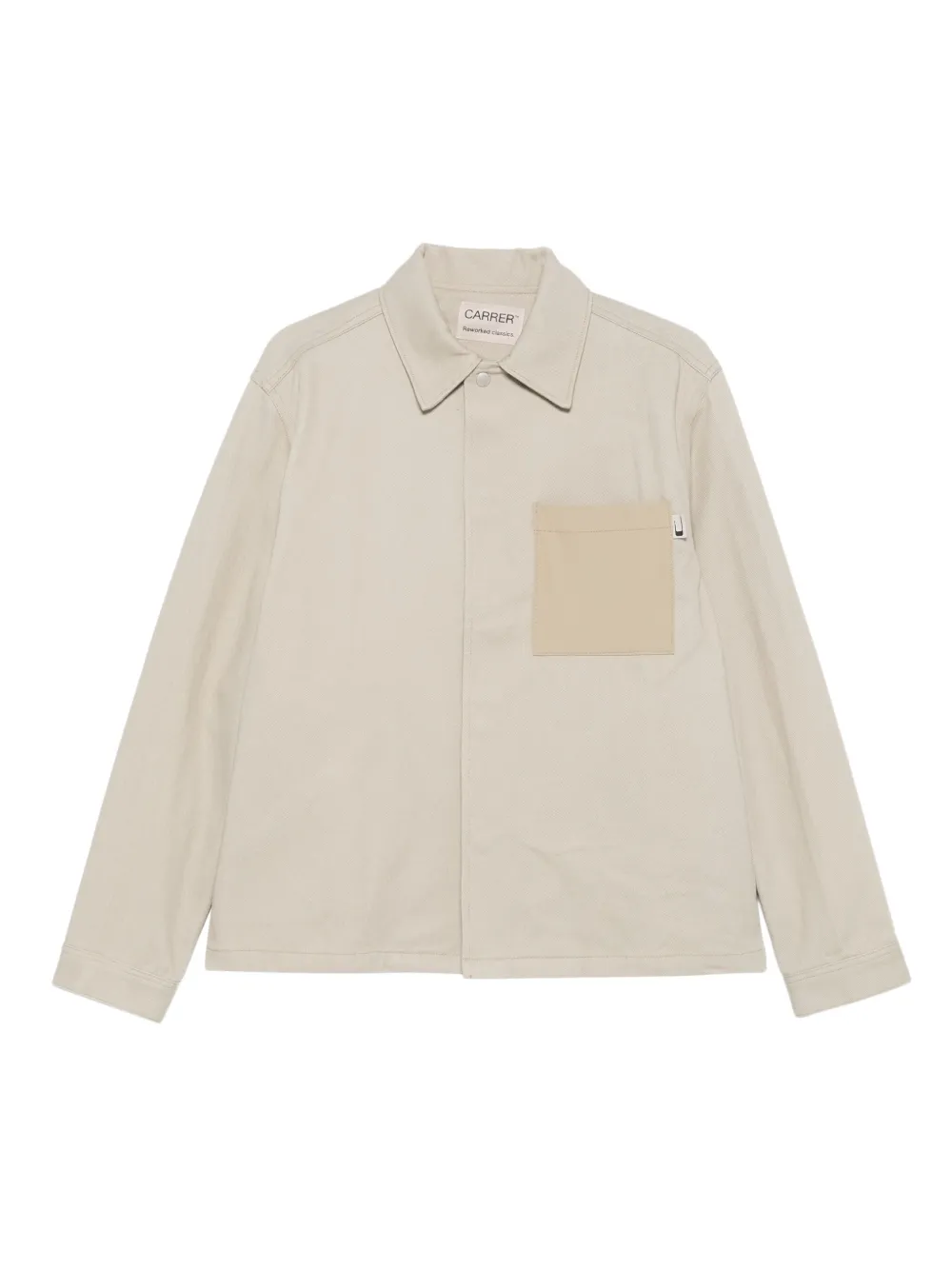 Carrer sobrecamisa de algodón | neutro | Image 1