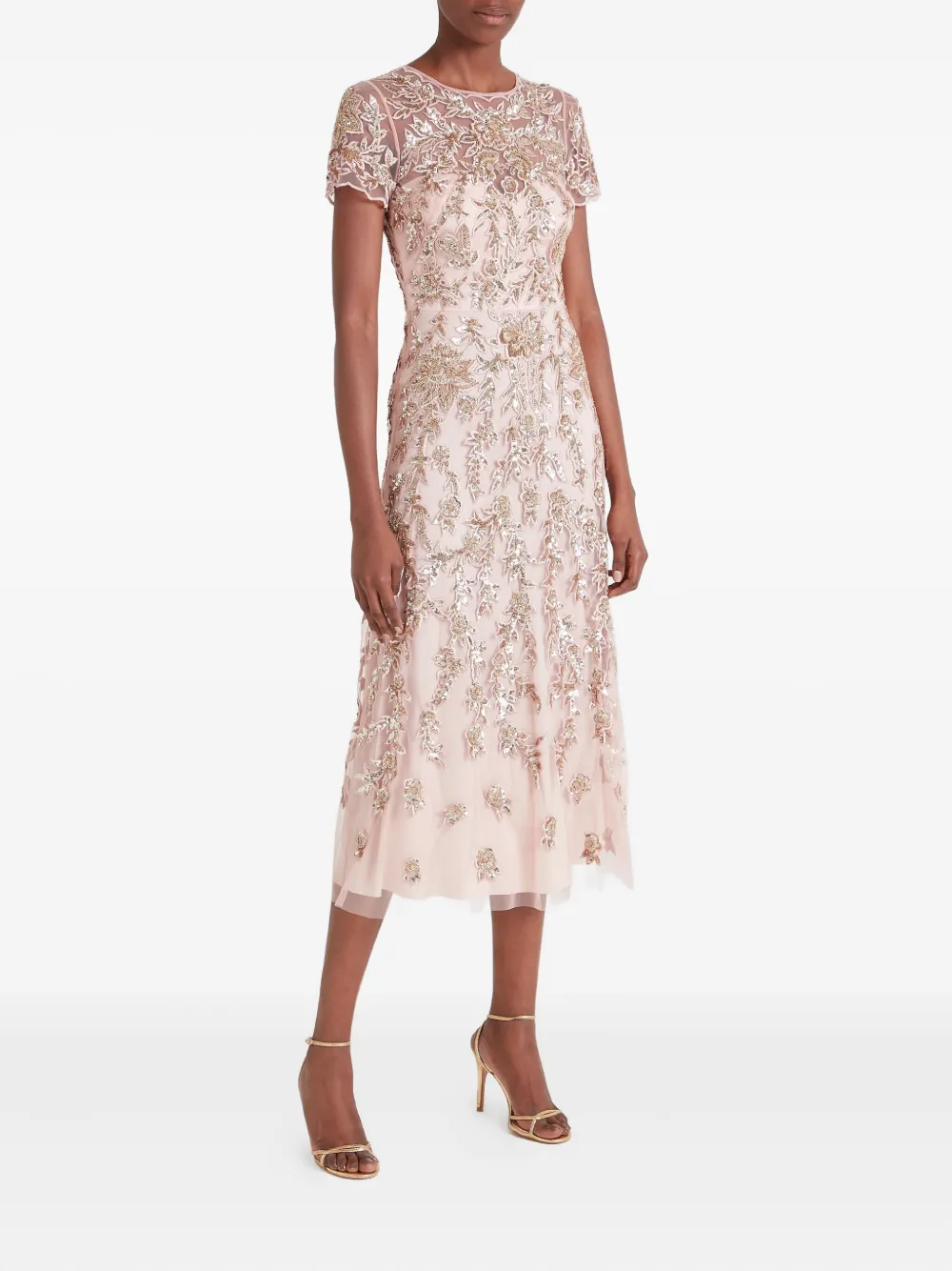 Temperley London Genevieve jurk - Roze