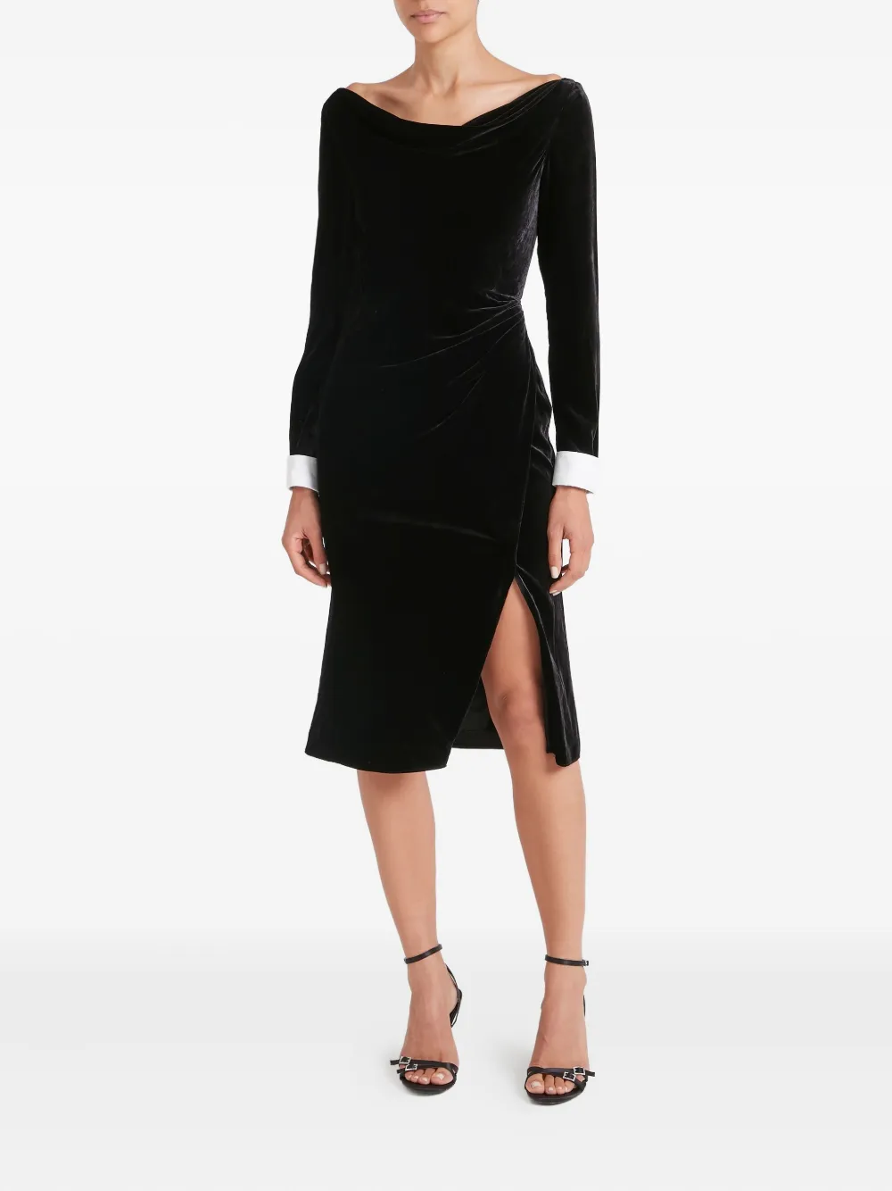 Temperley London Pompidou dress - Zwart