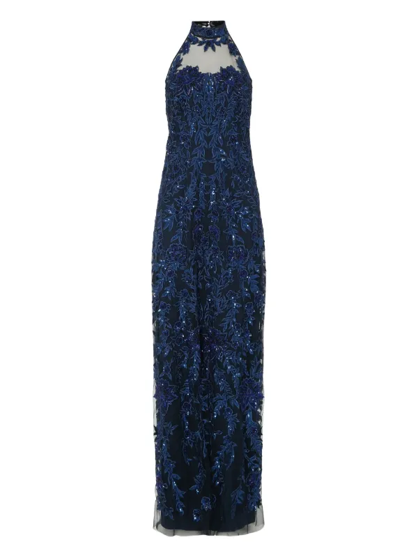 Temperley London Genevieve Gown Dress | Blue | FARFETCH