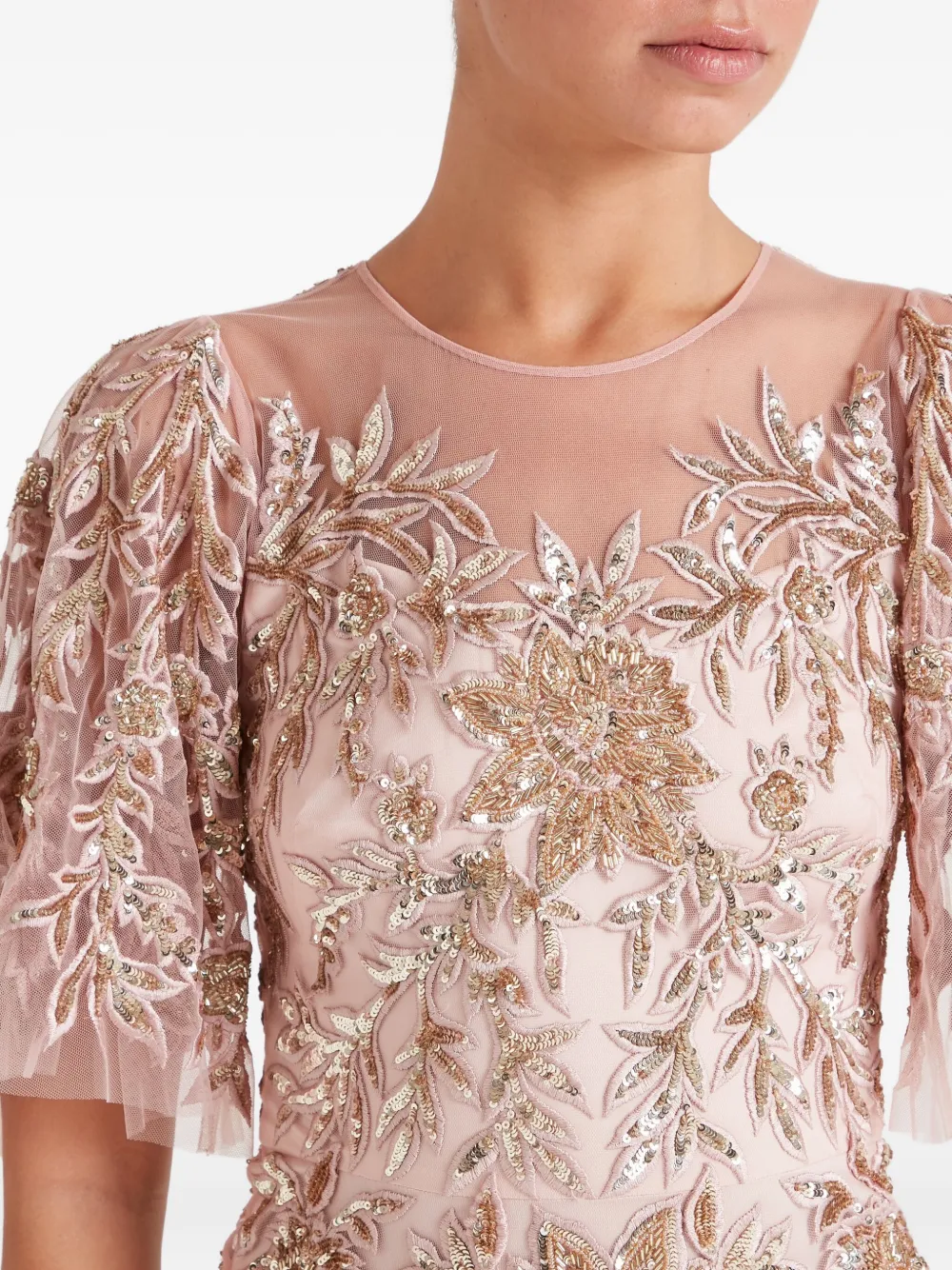 Temperley London Genevieve jurk Roze
