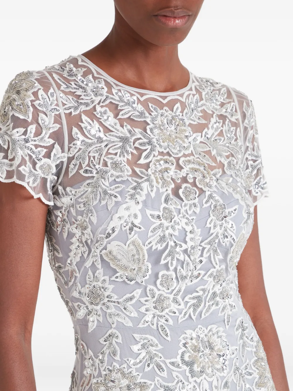 Temperley London Genevieve jurk Grijs