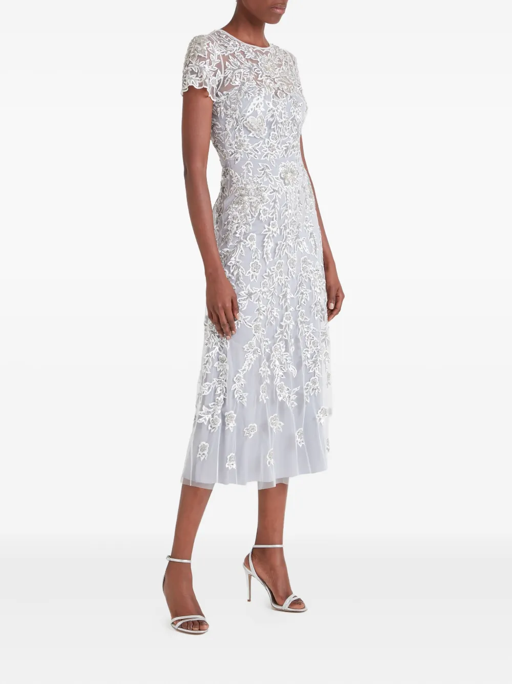 Temperley London Genevieve jurk Grijs