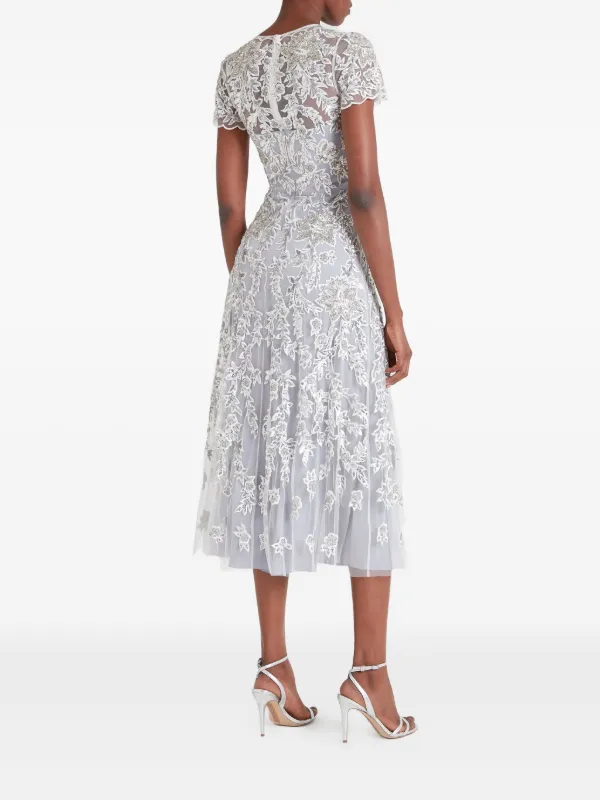 Temperley London Genevieve Dress | Grey | FARFETCH