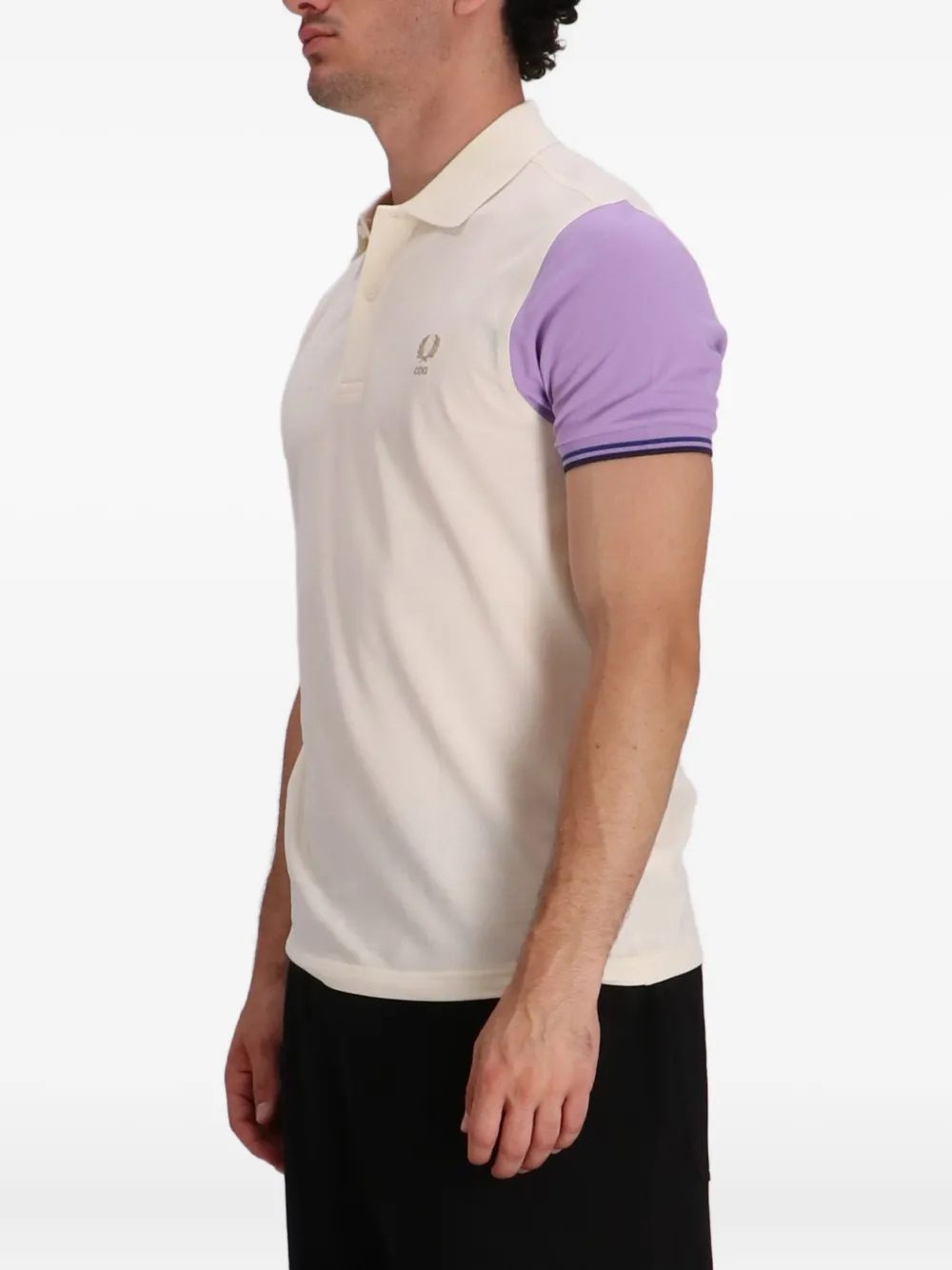 Comme Des Garçons Polo Shirt Collaboration Fred Perry In White