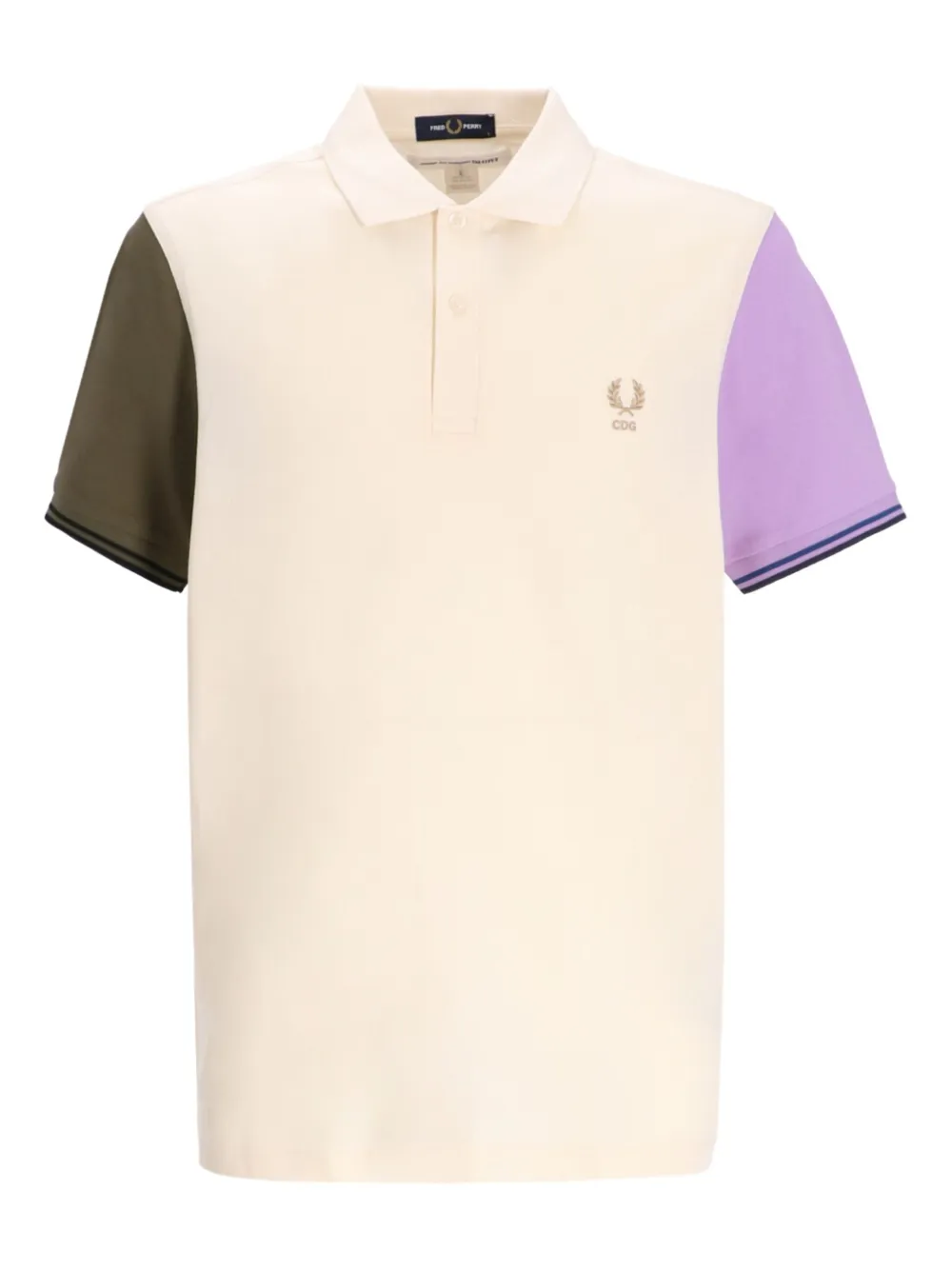 Comme Des Garçons Polo Shirt Collaboration Fred Perry In White