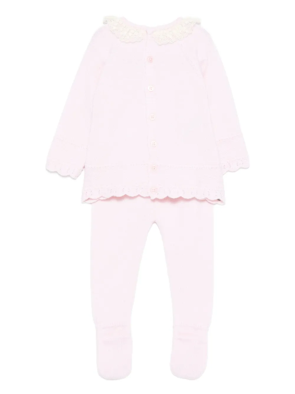 Paz Rodriguez lace-trimmed knitted babygrow | Babygrow Sets | Image 2