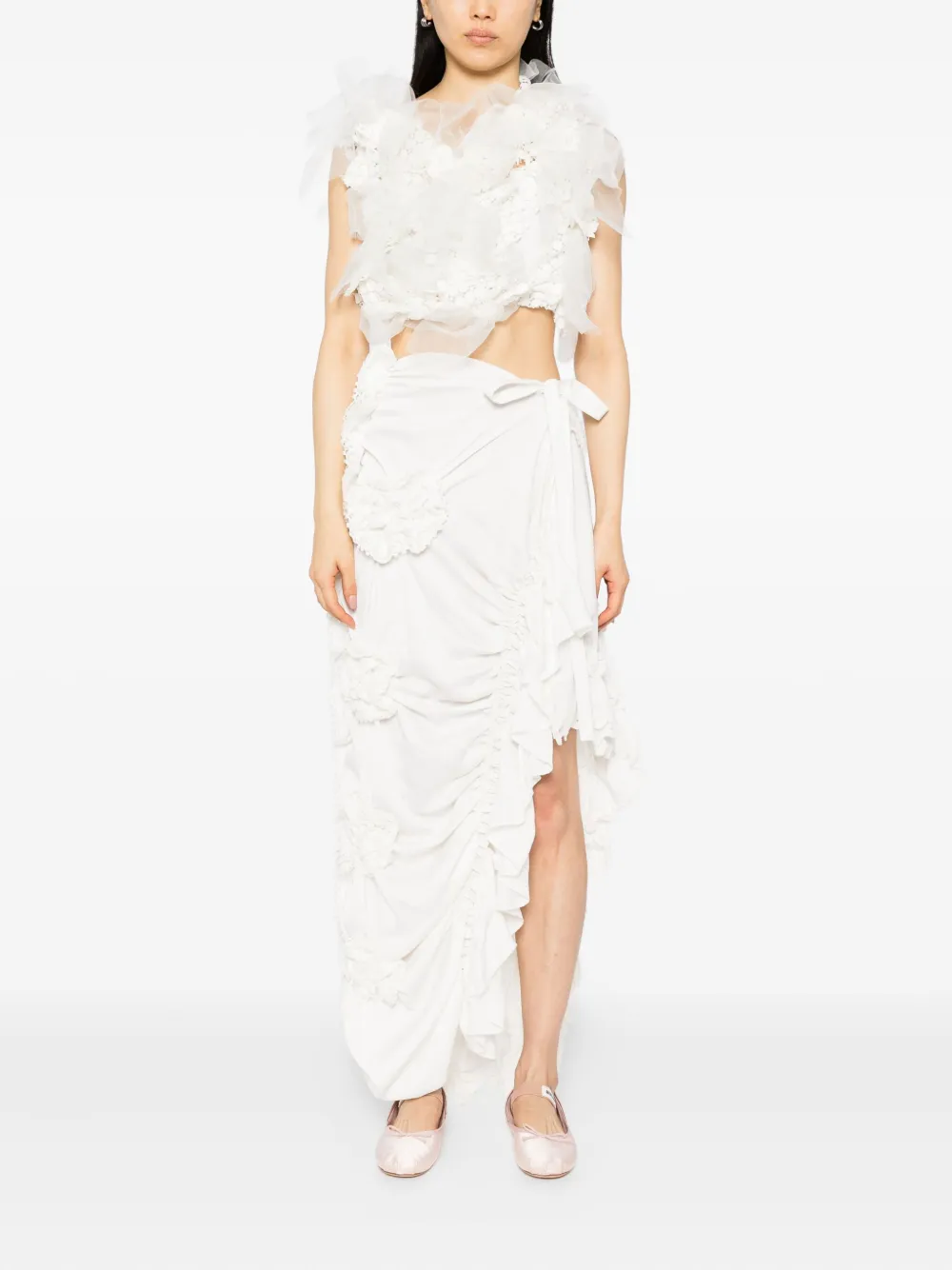 RÓISÍN PIERCE Rose of Light asymmetric skirt | Asymmetric & Draped Skirts | Image 2