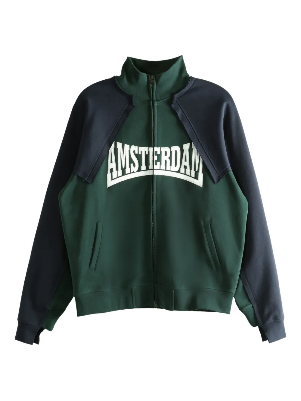 VETEMENTS zip-up sweatshirt | Green | Image 1