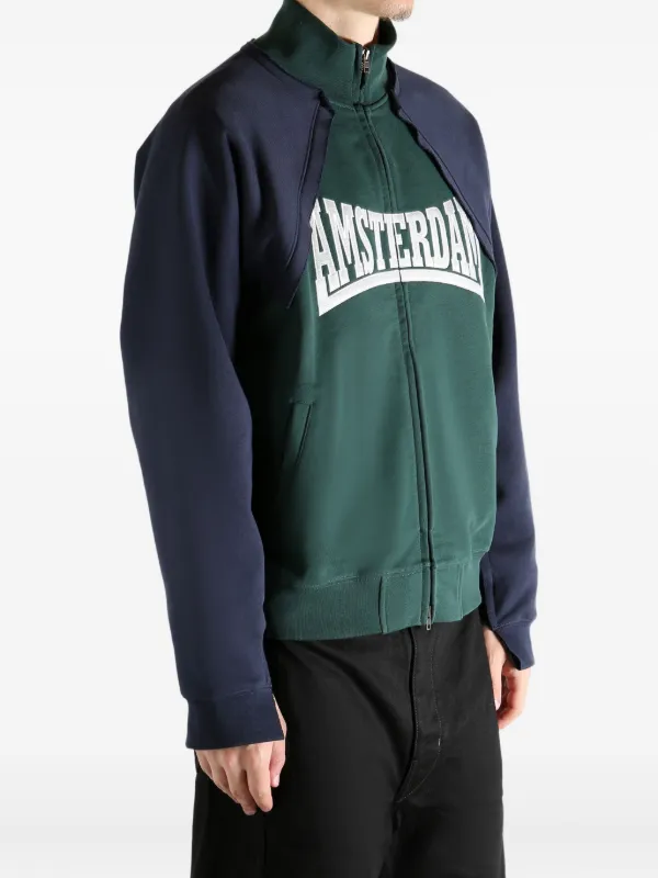 VETEMENTS zip-up Sweatshirt | Green | FARFETCH CA