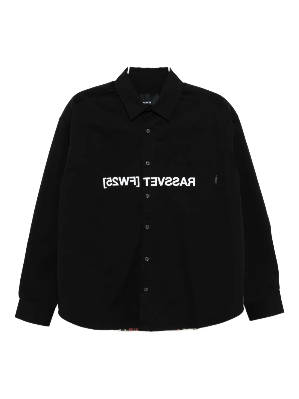 Rassvet Logo-print Shirt In Black