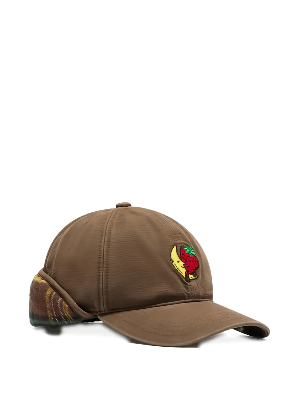 Sky High Farm Embroidered Baseball Hat In Brown