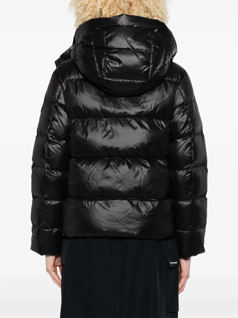 Peuterey Gevoerd jack met capuchon Zwart