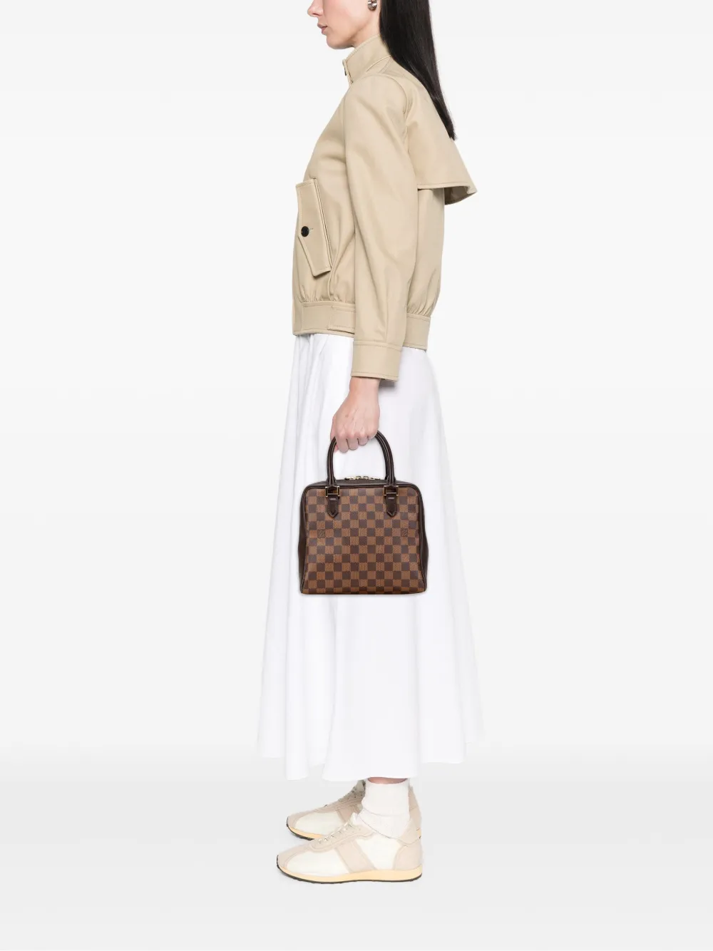 Louis Vuitton Pre-Owned 1998 Damier Ebene Brera handbag | Pre-Owned | Image 2