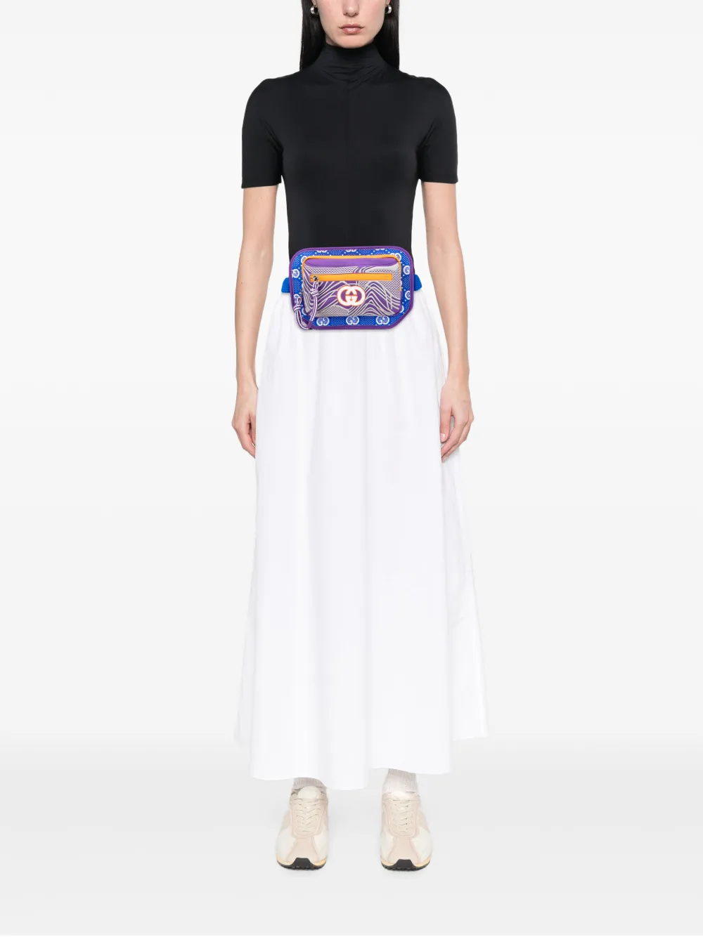 Gucci Pre-Owned sac banane en nylon et caoutchouc à motif GG (2016-2025) | Pre-owned | Image 2